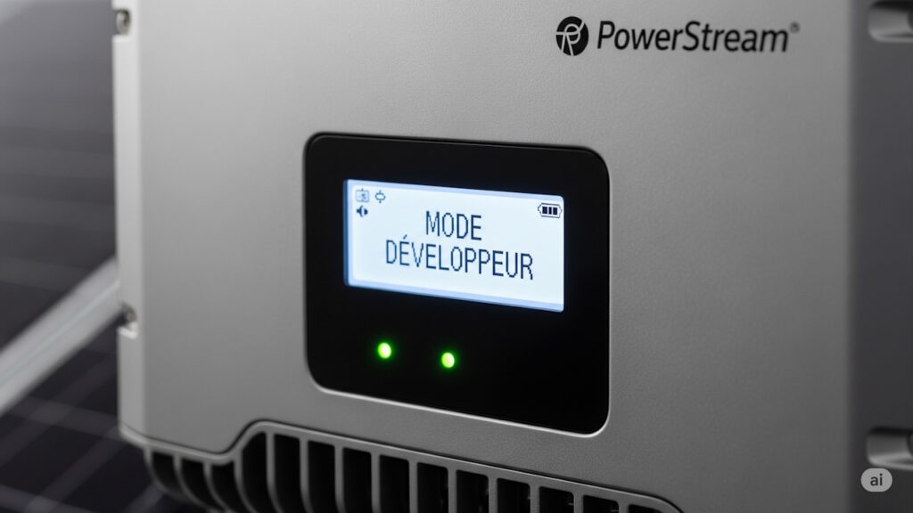 PowerStream en mode développeur dans Home Assistant powerstream mode developpeur
